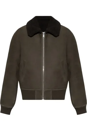 YVES SALOMON Chamarra con cuello de lana