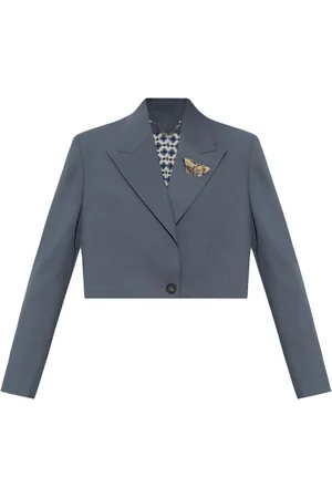 Golden Goose Chamarra corta con detalle de broche