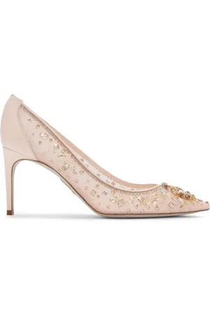 RENE CAOVILLA Zapatillas Cinderella con tacón de 80mm