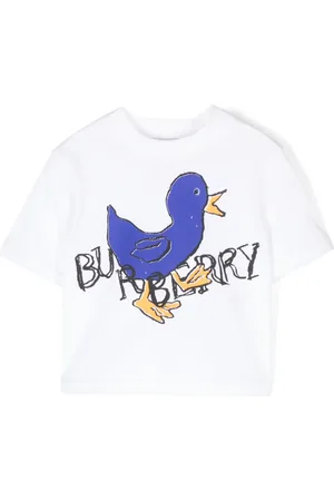 Burberry Playera con logo estampado