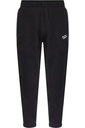 Maison Kitsuné Pants con logo estampado