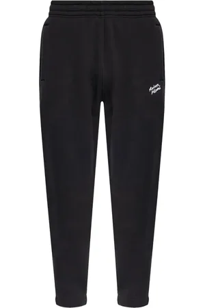 Maison Kitsuné Pants con logo estampado