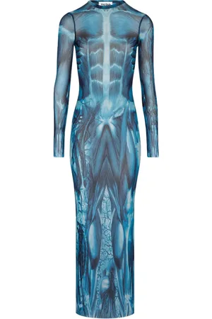 Jean Paul Gaultier Vestido con estampado Écorché