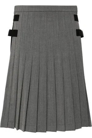 Nº21 Falda midi con diseño plisado