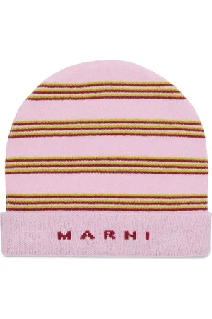 Marni Gorro de tejido con motivo de rayas