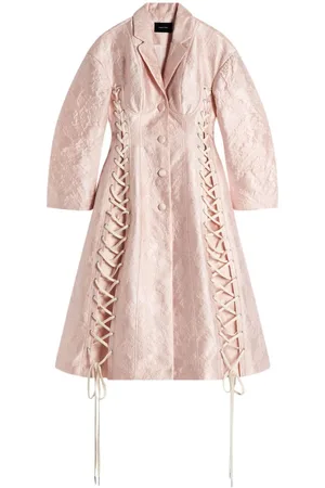 Simone Rocha Abrigo estilo corset con agujetas