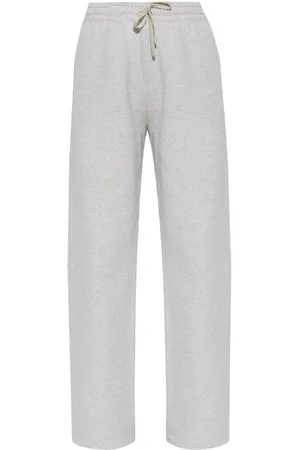 Maison Kitsuné Pants con logo bordado