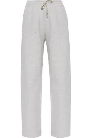 Maison Kitsuné Pants con logo bordado