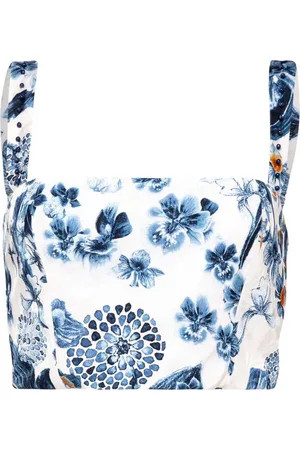 Agua by Agua Bendita Top Cacao Petalo