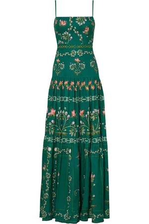 Agua by Agua Bendita Vestido largo Lima Esmeralda