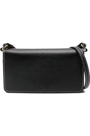 Stella McCartney Bolsa crossbody con logo perforado