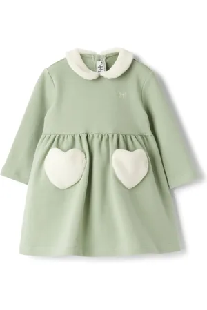 Il gufo Vestido con aplique de corazón