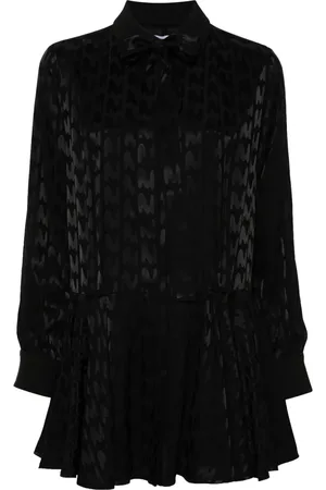 Msgm Vestido corto con logo en jacquard