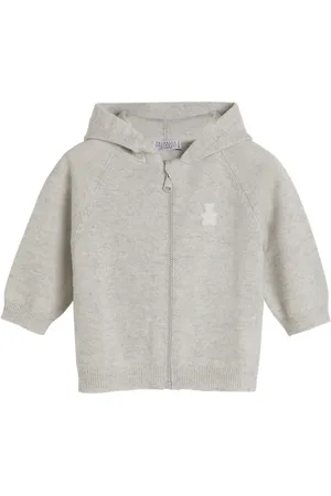 Brunello Cucinelli Hoodie de cachemira con cierre