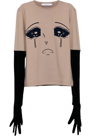pushBUTTON Top de terciopelo Crissing Girl
