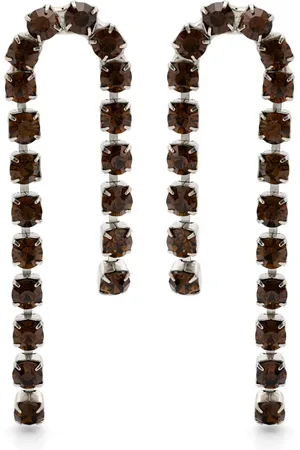 FORTE FORTE Aretes con detalles de cristal