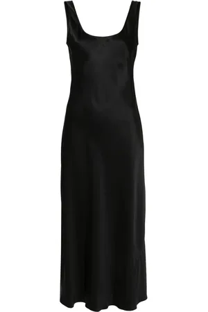 Calvin Klein Slip dress con efecto satinado