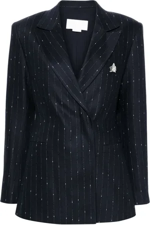 GENNY Blazer con estampado de rayas diplomáticas