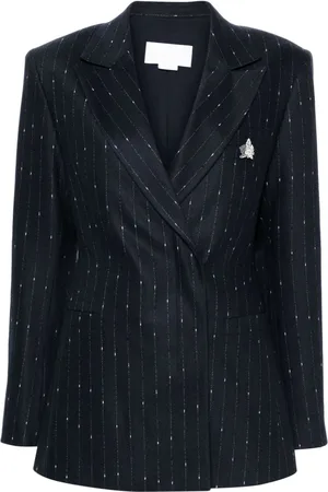 GENNY Blazer con estampado de rayas diplomáticas