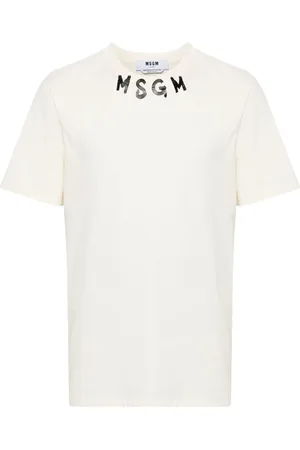 Msgm Playera con logo estampado