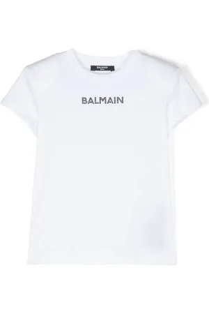 Balmain Playera con detalles del logo