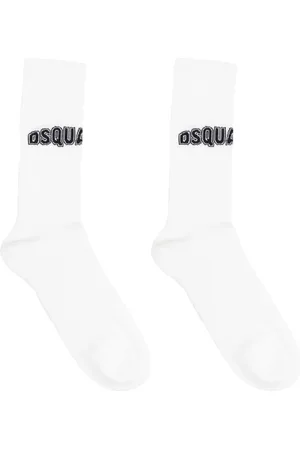 Dsquared2 Calcetines tejidos con logo en intarsia