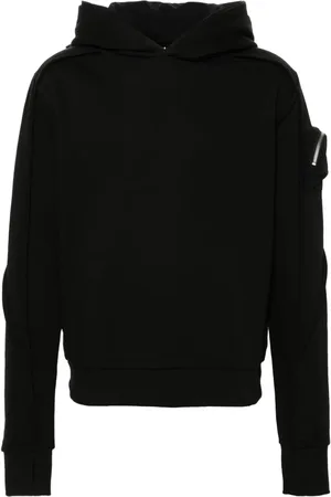 THOM KROM Hoodie con paneles