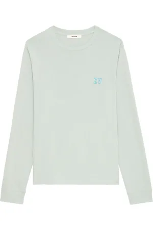 Zadig & Voltaire Playera con costuras del logo