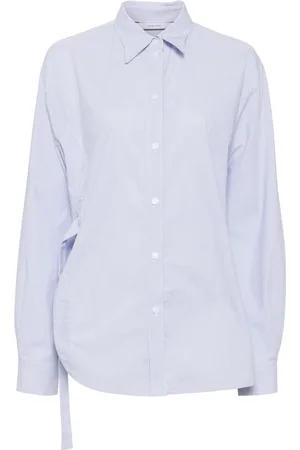 pushBUTTON Camisa oversize con rayas estampadas