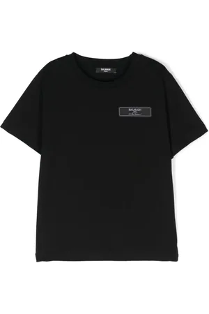 Balmain Playera con parche del logo