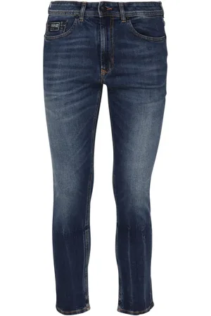 VERSACE Skinny jeans con parche del logo
