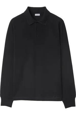 Burberry Playera tipo polo con manga larga