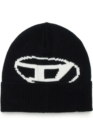 Diesel Gorro con logo en jacquard