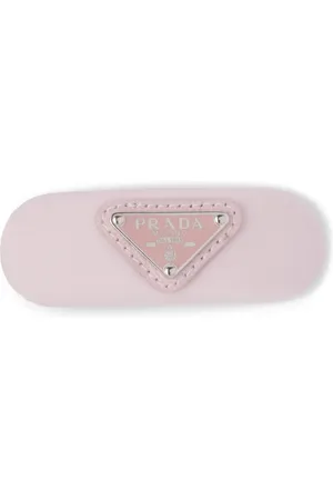 Prada Broche para el cabello con logo esmaltado