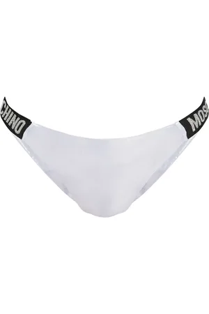 Moschino Bikini bottom con franja del logo