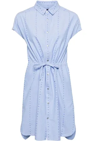 AGNÈS B. Vestido camisero estampado