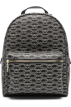 Emporio Armani Mochila con logo estampado