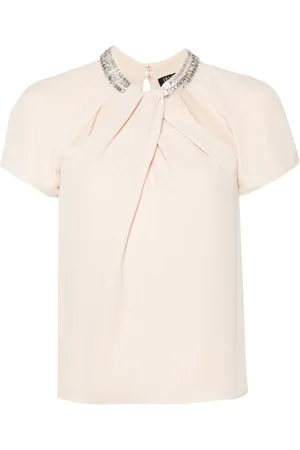 Liu Jo Top de georgette con strass