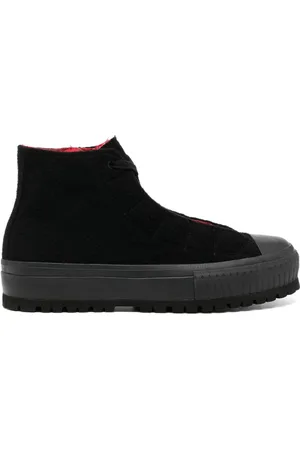 YOHJI YAMAMOTO Tenis altos con agujetas