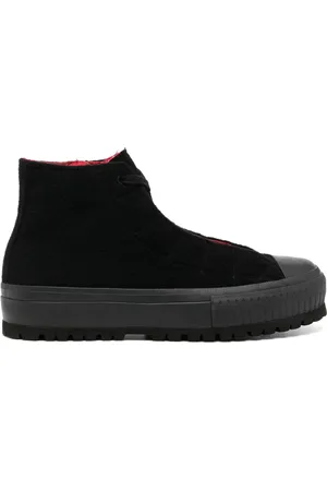 YOHJI YAMAMOTO Tenis altos con agujetas