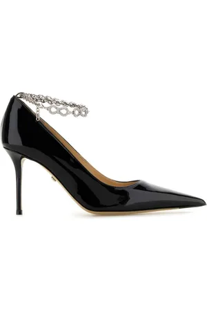Mach & Mach Zapatillas Bow Chain con tacón de 85mm