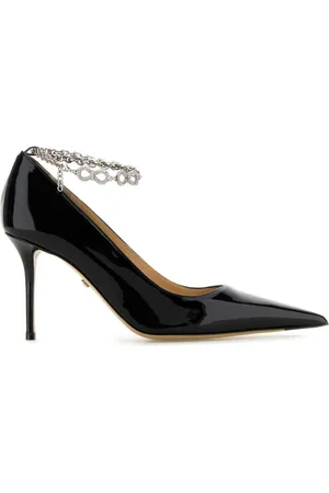 Mach & Mach Zapatillas Bow Chain con tacón de 85mm