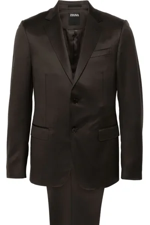 Ermenegildo Zegna Traje de dos piezas con solapa muesca