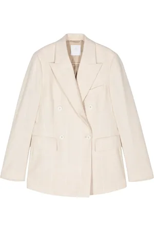 ELEVENTY Blazer con rayas diplomáticas estampadas