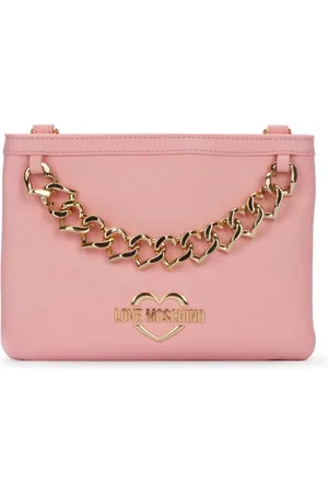 Moschino Tote con placa del logo