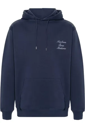 Drôle de Monsieur Hoodie Le Hoodie Slogan Caligraphy