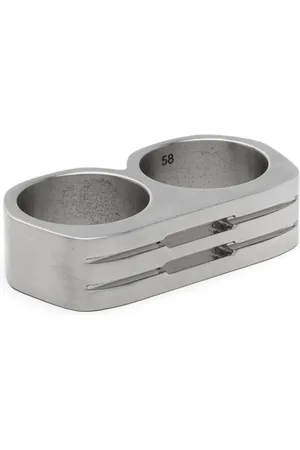 Rick Owens Anillo Double Grillz