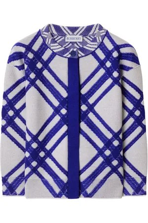 Burberry Cárdigan con motivo de cuadros