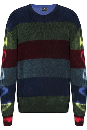 Paul Smith Suéter con cuello redondo y motivo de rayas