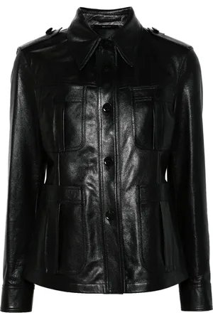 Tom Ford Chamarra con cuello texturizado
